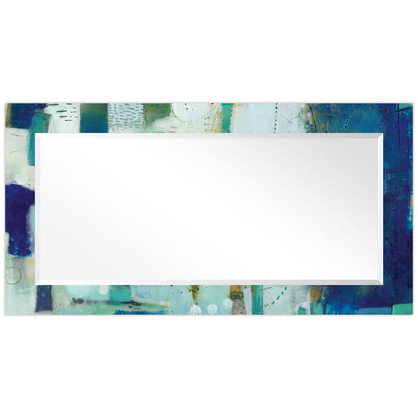 Crore Blue 54 x 28-Inch Rectangular Beveled Wall Mirror, image 3