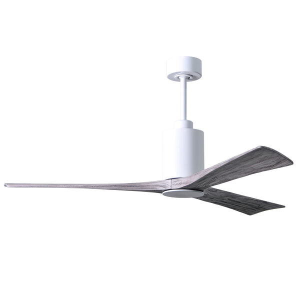 Patricia-3 White and Barnwood 60-Inch Three Blade LED Ceiling Fan, image 3