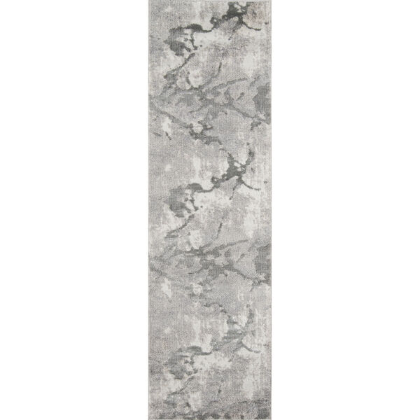 Matrix Abstract Charcoal Rectangular: 5 Ft. 3 In. x 7 Ft. 2 In. Rug, image 6