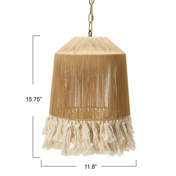 Natural One-Light 12-Inch Pendant, image 4