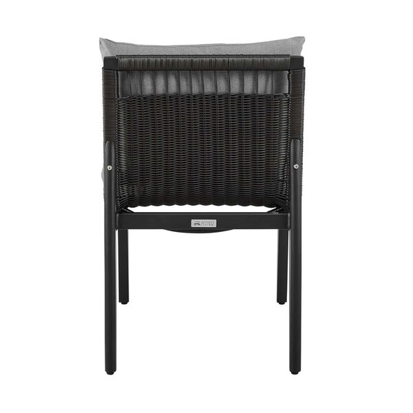 Grand Black Outdoor Dining Chair, image 6
