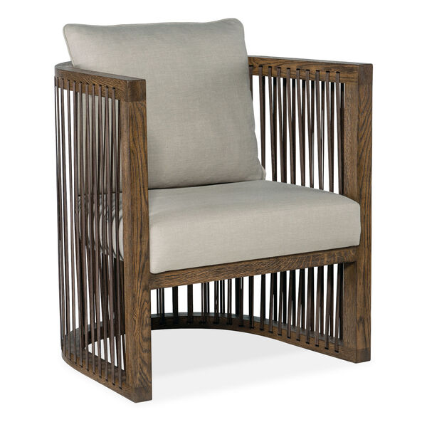 Wilde Brown Oak Club Chair, image 1