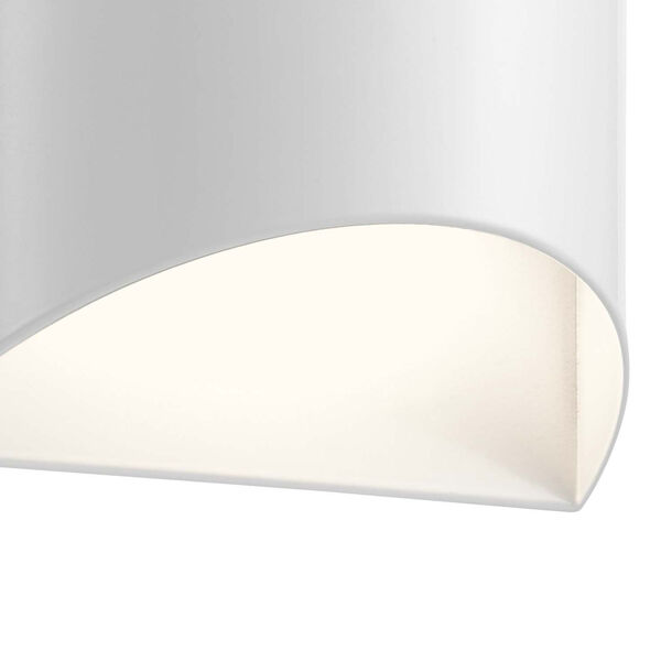 Wesley White Two-Light LED Outdoor Wall Sconce, image 2