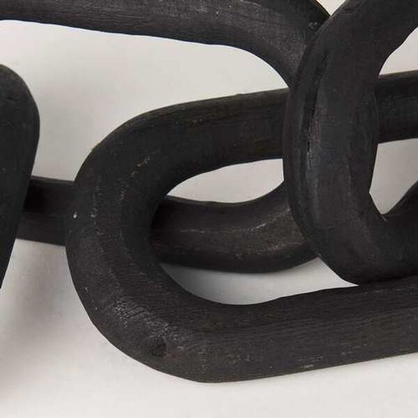 Alix Black Link Chain Decorative Object, image 6