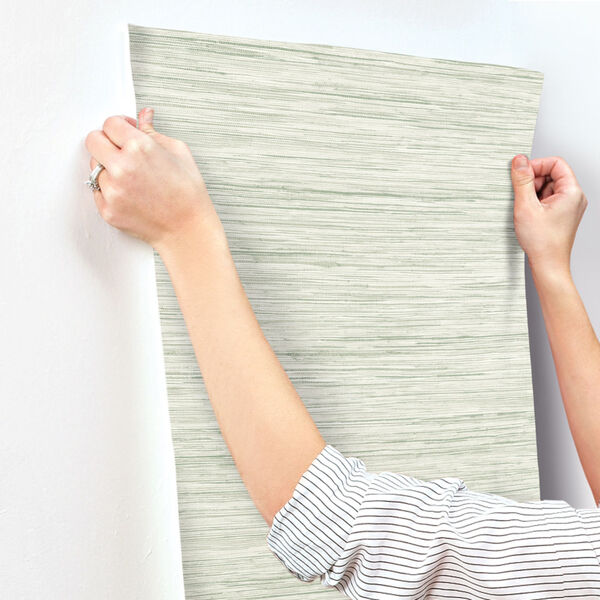 Waters Edge Green Bahiagrass Pre Pasted Wallpaper - SAMPLE SWATCH ONLY, image 4