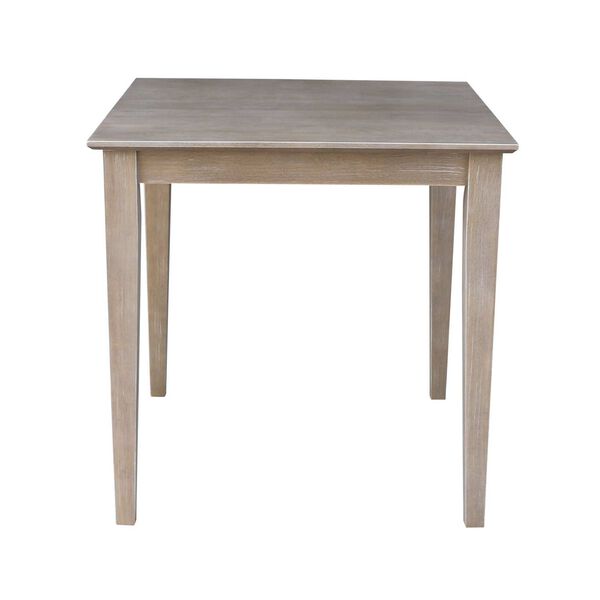 Washed Gray Clay Taupe 30 x 30 Inch Dining Table with Two Chairs, image 3