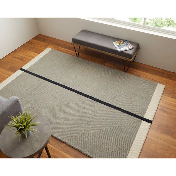 Maguire Taupe Black Area Rug, image 4