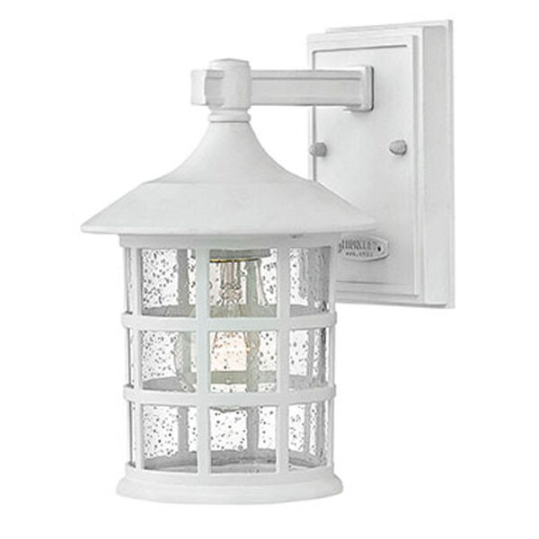 Freeport Classic White One-Light Outdoor 9-Inch 75W Small Wall Mount, image 1