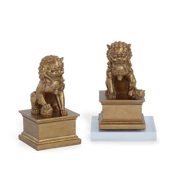Foodog Gold Bookend, Set of Two, image 1