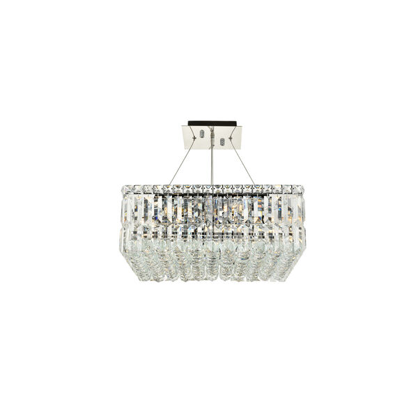 Maxime Chrome 12-Light Island Chandelier with Royal Cut Crystal, image 1
