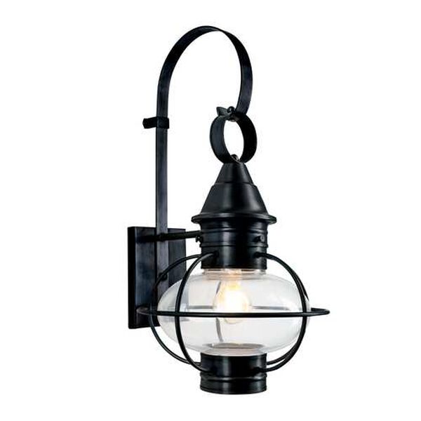 American Onion Black 11-Inch One-Light Outdoor Wall Sconce, image 1