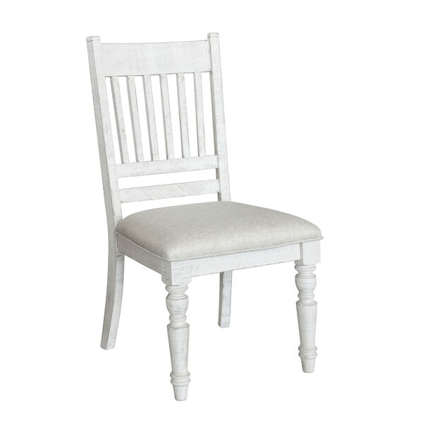 Valley Ridge Distressed White Dining Side Chair, image 6