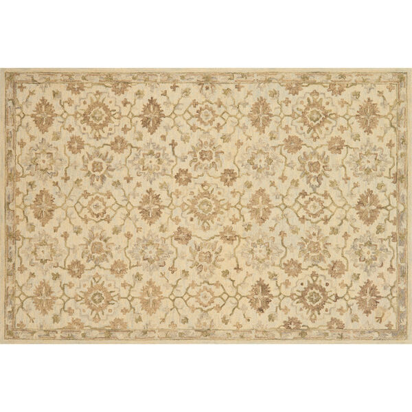 Crafted by Loloi Hawthorne Beige Rectangle: 7 Ft. 9 In. x 9 Ft. 9 In. Rug, image 1