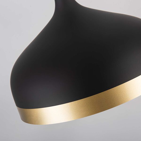 Dash Black Gold 12-Inch LED Pendant, image 5