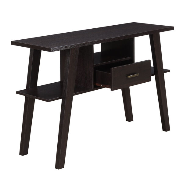 Newport Espresso Mike W Console Table with Drawer, image 4