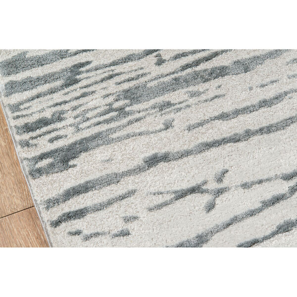 Matrix Abstract Gray Rectangular: 7 Ft. 6 In. x 9 Ft. 6 In. Rug, image 4