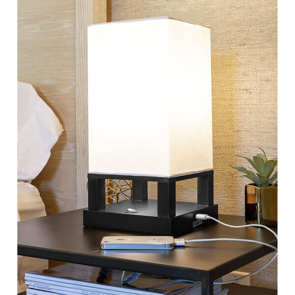 Maxwell Black LED Table Lamp, image 4