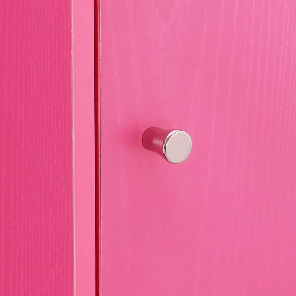 Xtra Storage Pink One-Door Cabinet with Shelf, image 6