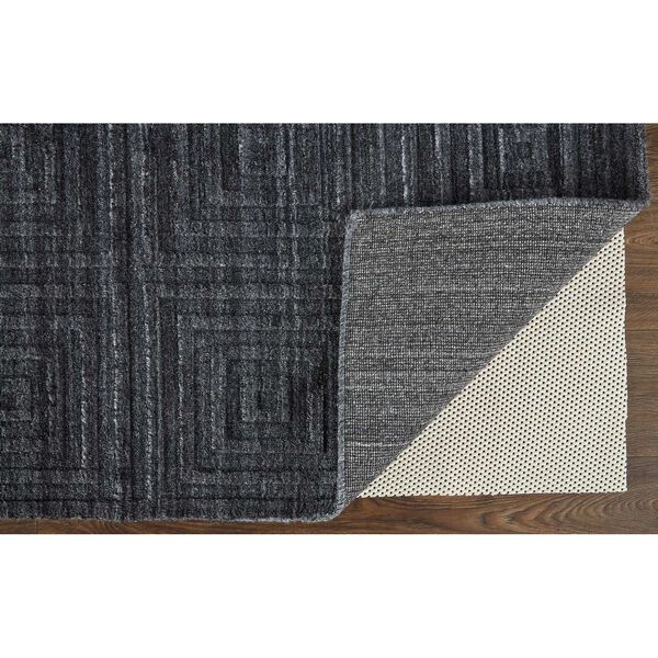 Redford Gray Black Rectangular 3 Ft. 6 In. x 5 Ft. 6 In. Area Rug, image 5