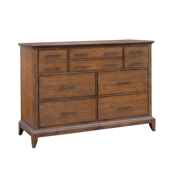 Shaker Heights Classic Clear Cherry Eight-Drawer Dresser, image 2