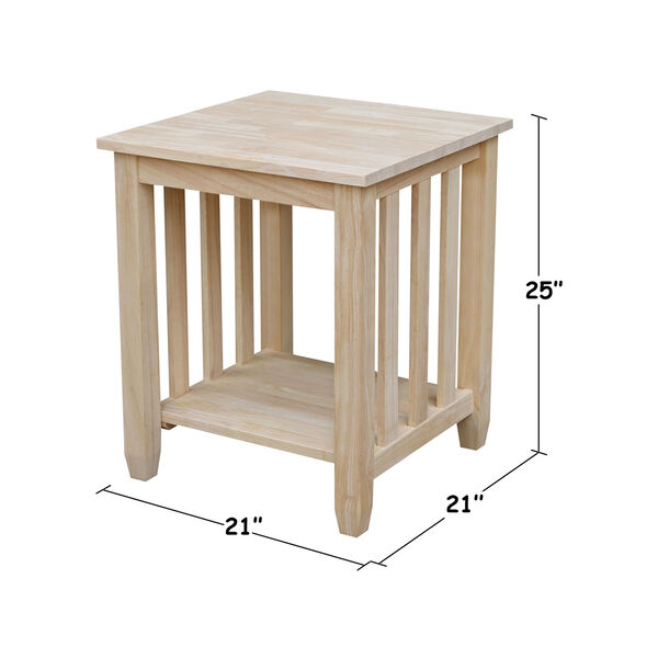 Mission Tall End Table, image 2