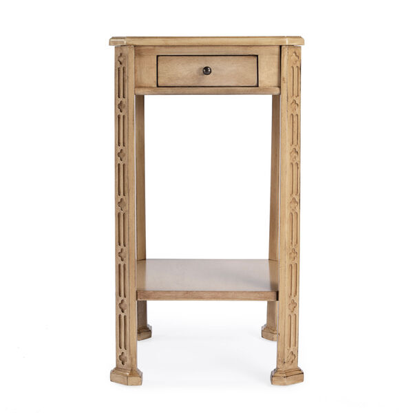 Moyer Antique Beige Side Table with Storage, image 4