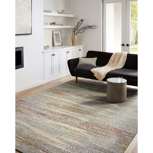 Bowery Pebble Multicolor Rectangular: 5 Ft. 5 In. x 7 Ft. 6 In. Rug, image 2