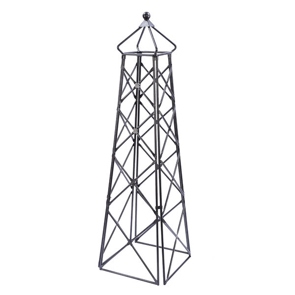 Wrought Iron Lattice Obelisk, image 1