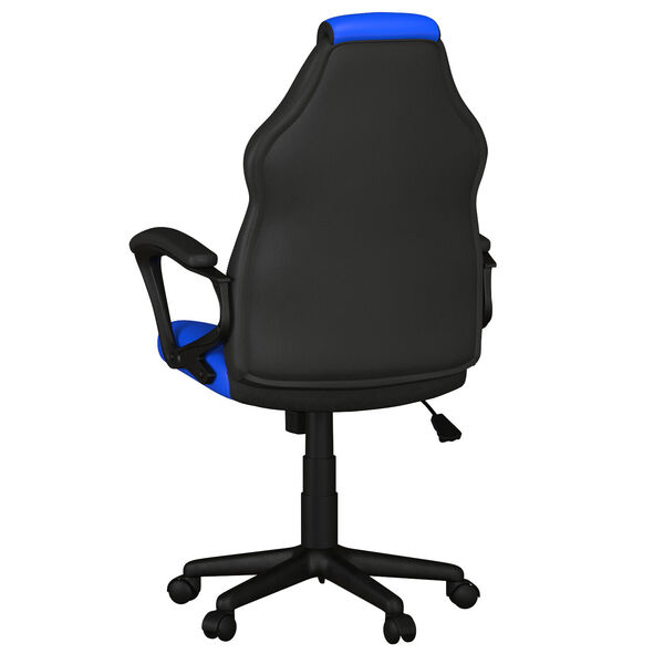 Oren Blue High Back Gaming Task Chair with Vegan Leather, image 6