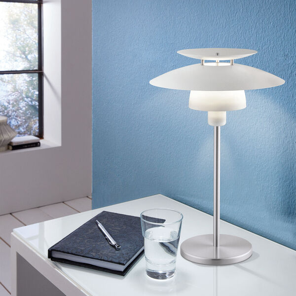 Brenda Satin Nickel One-Light Table Lamp, image 2