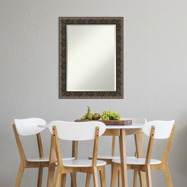 Intaglio Black 23W X 29H-Inch Decorative Wall Mirror, image 5