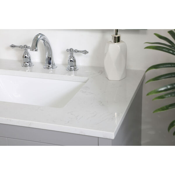 Moore Gray 30-Inch Vanity Sink Set, image 5