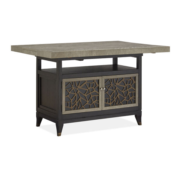 Ryker Black Counter Height Dining Table, image 2