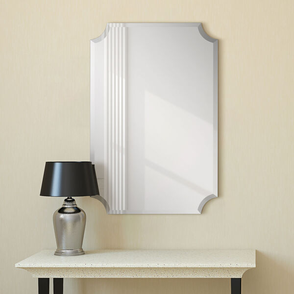 Frameless Clear 24 x 36-Inch Rectangle Wall Mirror, image 1