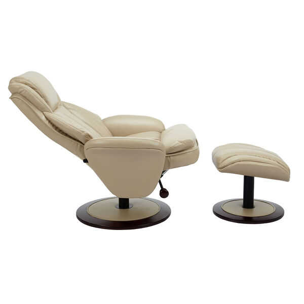 Relax-R Alpine Beige Breathable Air Leather Recliner, image 4
