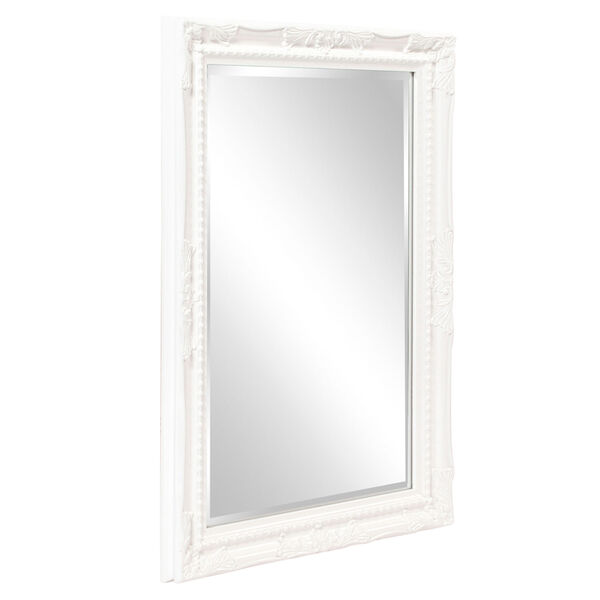 Queen Ann Rectangular White Mirror, image 2
