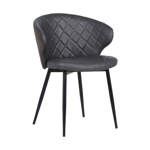Ava Gray with Black Powder Coat Dining Chair, image 1