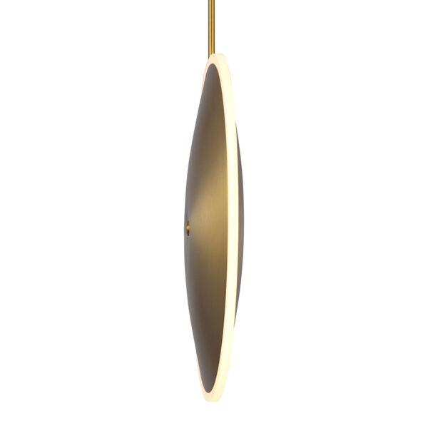 Ovni Brass 16-Inch LED Pendant, image 5
