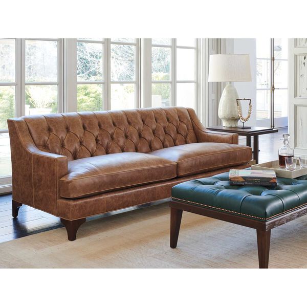 Silverado Brown Leather Sofa, image 3