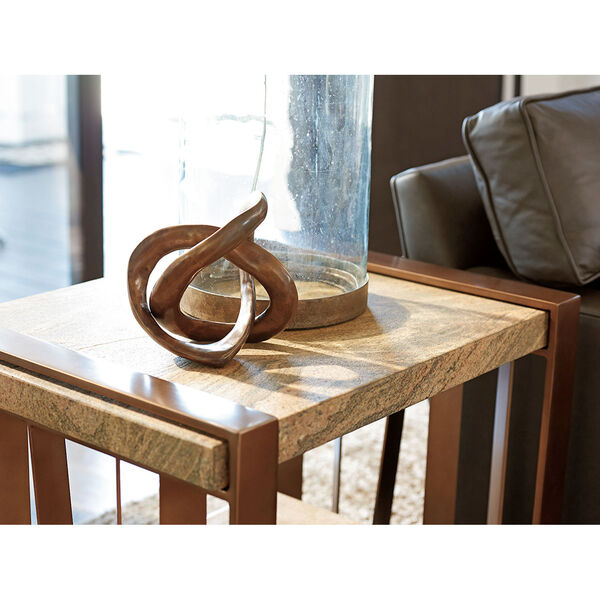 Zavala Brown Intersect End Table, image 3
