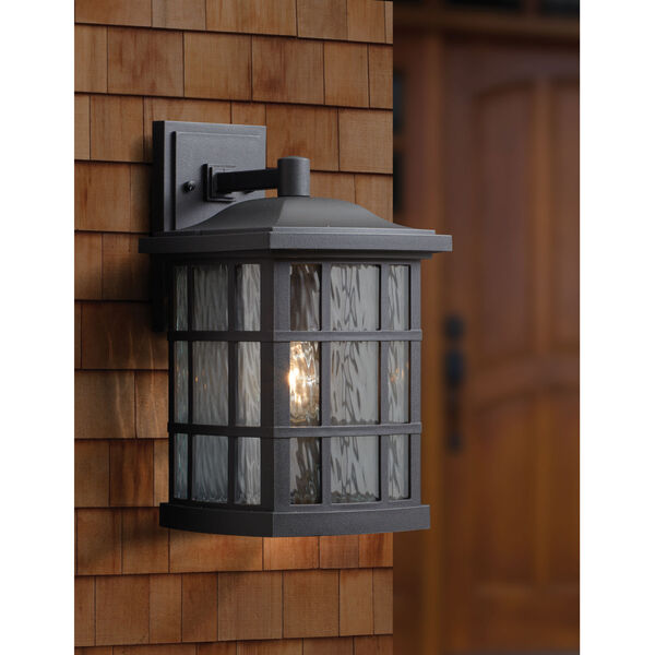 Stonington Mystic Black 15.5-Inch Height One-Light Outdoor Wall Mounted, image 3
