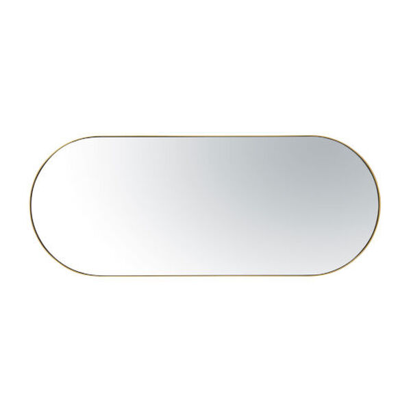 Capsule Gold 24 x 60 Inch Wall Mirror, image 2