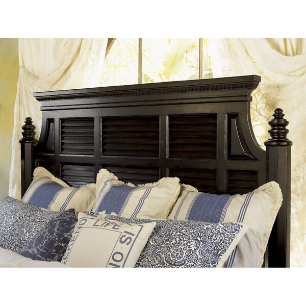 Kingstown Black Malabar Queen Panel Bed, image 3