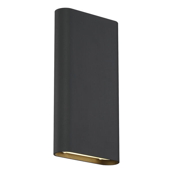 Lux Black 6-Inch Led Bi-Directional Tall Wall Sconce, image 6
