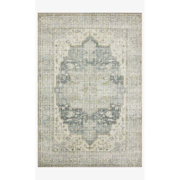 Skye Charcoal and Dove Rectangular: 7 Ft. 6 In. x 9 Ft. 6 In. Area Rug, image 1