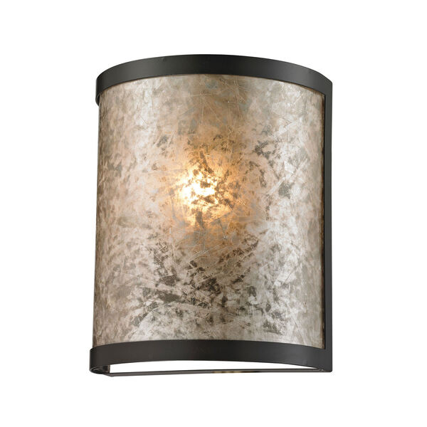 Mica Oil Rubbed Bronze One-Light Rounded Wall Sconce, image 1