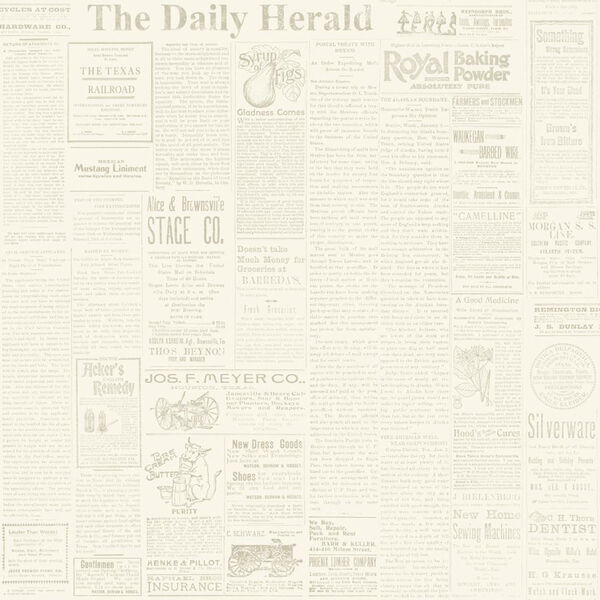 The Daily Yellow and Gray Removable Wallpaper, image 1