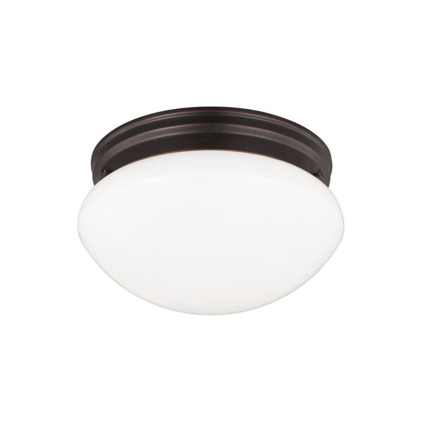 Webster Bronze Two-Light Ceiling Flush Mount without Bulbs, image 3