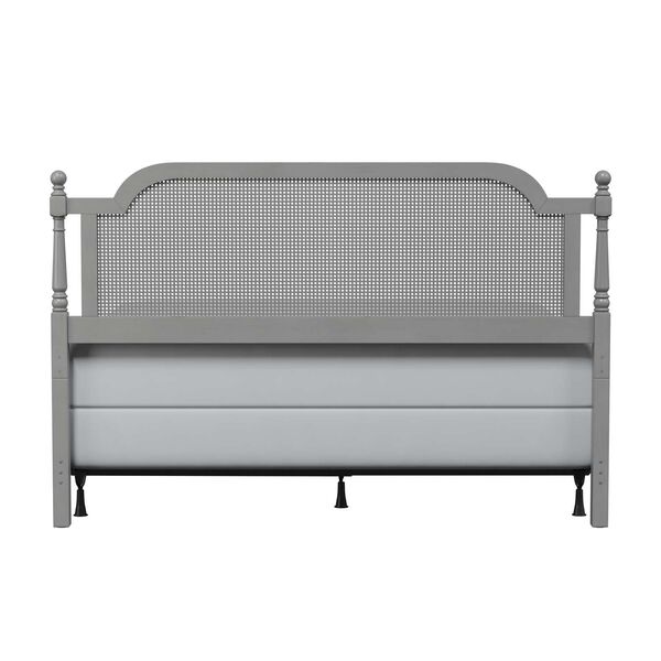 Melanie French Gray King Headboard with Frame, image 6