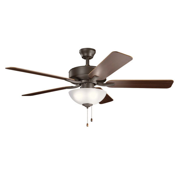 Basics Pro Select Satin Natural Bronze 52-Inch Ceiling Fan, image 2